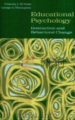 EDUCATIONAL PSYCHOLOGY INSTRUCTION AND BEHAVIORAL CHANGE（1970 PDF版）