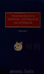 The Law and Practice of Marine Insurance and Average  Volume 1（1987 PDF版）