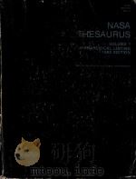NASA THESAURUS VOLUME 1 HIERARCHICAL LISTING 1982 EDITION（1982 PDF版）