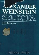 ALEXANDER WEINSTEIN SELECTA（1978 PDF版）