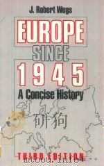 EUROPE SINCE 1945 A CONCISE HISTORY THIRD EDITION（1984 PDF版）