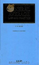 General Average:Law and Practice 1997 PDF电子版封面 1859781586