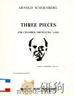 THREE PIECES FOR CHAMBER ORCHESTAR 1910 PDF电子版封面 ARNOLD SCHENBERG