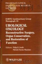 UROLOGICAL ONCOLOGY:RECONSTRUCTIVE SURGERY（1991 PDF版）