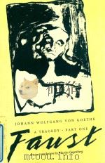 JOHAN WOLFGANG VON GOETH FAUST A TRAGEDY·PART ONE 1992 PDF电子版封面 0300056559