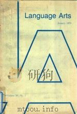 LANGUAGE ARTS VOLUME 56 NO.1 1979 PDF电子版封面