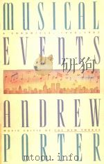 MUSICAL EVENTS A CHRONICLE: 1980-1983（1987 PDF版）