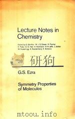 SYMMETRY PROPERTIES OF MOLECULES（1982 PDF版）