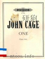 ONE PIANO SOLO（1988 PDF版）