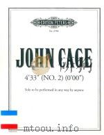 SOLO TO BE PERFORMRD IN ANY WAY BY ANYONE PDF电子版封面 JOHN CAGE