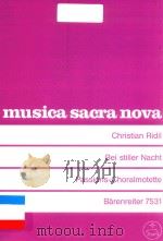 BEI STILLER NACHT PASSIONS-CHORALMOTETTE FUR FUNF-BIS ACHTSTIMMIGEN CHOR A CAPPELLA BA 7531 PDF电子版封面