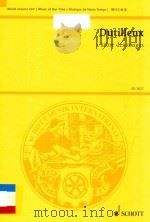 L'ARBRE DES SONGES ED 7627 PDF电子版封面 DUTILLEUX