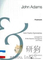 POSTMARK FROM FEARUI SYMMETRIES ARRANGED FOR B-FLAT SOPRANO SAXOPONE AND PIANO（ PDF版）