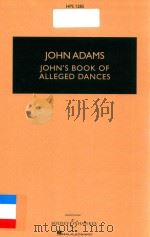 JOHN'S BOOK OF ALLEGED DANCES PDF电子版封面 JIHN ADAAMS