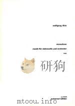 MONODRAM MUSIK FUR VIOLONCELLO UND ORCHESTER 1983（ PDF版）