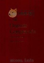 DICTIONARY OF ORGANIC COMPOUNDS FIFTH EDITION（1983 PDF版）