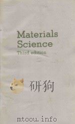 MATERIALS SCIENCE THIRD EDITION（1985 PDF版）