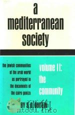A Mediterranean society the Jewish communities of the Arab world as portrayed in the documents of th（1967 PDF版）