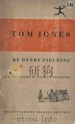 THE HISTORY OF TOM JONES   1950  PDF电子版封面     
