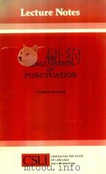 THE LINGUISTICS OF PUNCTUATION（1990 PDF版）