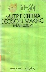 Multiple criteria decision making（1982 PDF版）