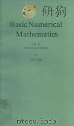 BASIC NUMERICAL MATHEMATICS VOL.1 NUMERICAL ANALYSIS（1979 PDF版）
