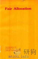 FAIR ALLOCATION（1985 PDF版）