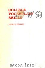 COLLEGE VOCABULARY SKILLS FOURTH EDITION（1991 PDF版）