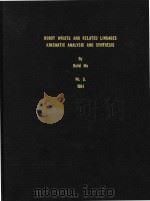 Robot Wrists and Related Linkages Kinematic Analysis and Synthesis（1994 PDF版）