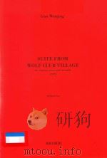 SUITE FROM WOLF CLUB VILAGE FOR SOPRANO TENOR AND RNSEMBLE 1997 PDF电子版封面 GUO WENJING