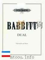 DUAL VIOLONCELLO AND PIANO（ PDF版）