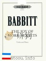 THE JOY OF MORE SEXTETS VIOLIN AND PIANO（ PDF版）