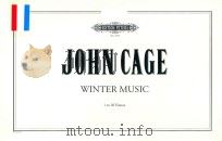 WINTER MUSIC 1 TO 20 PIANOS PDF电子版封面 JOHN CAGE