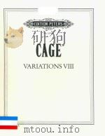 VARATIONS VIII PDF电子版封面 CAGE