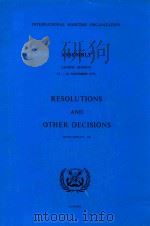 Resolutions and Other Decisions Resolutions 259-314 1984 PDF电子版封面