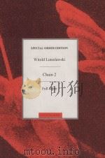 Chain 2 dialogue for violin and orchestra 1958 PDF电子版封面