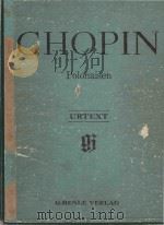 Polonaisen 1969 PDF电子版封面 F.Chopin