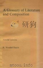 A glossary of literature and composition（1983 PDF版）
