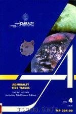 Admiralty Tide Tables Volume 4 2000 Pacific Ocean(Including Tidal Stream Tables) 1999 PDF电子版封面