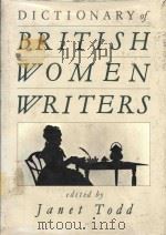 Dictionary of British women writers（1989 PDF版）