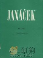 Presto violoncello e piano 1983 PDF电子版封面 Leos Janacek曲