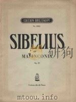 Malinconia op.20 1911 PDF电子版封面 Jean Sibelius曲