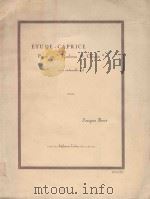Etude-Caprice 1950 PDF电子版封面 Jacques Ibert曲