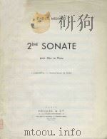 2eme Sonate: pour alto et piano 1946 PDF电子版封面