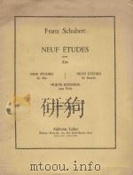 Neuf Etudes（1962 PDF版）