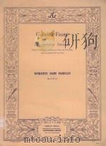 Romance Sans Paroles Op.17 No.3: alto et piano（1922 PDF版）