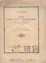 Suite pour deux violoncelles（1950 PDF版）