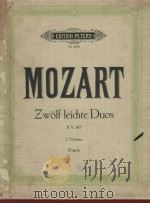 Zwolf Leichte Duos KV487 PDF电子版封面 W.A.Mozart曲