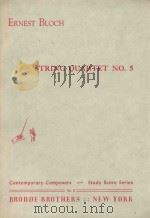String Quartet No.5（1966 PDF版）