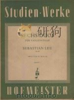 Sechs Duos fur violoncello opus60 heft1 PDF电子版封面 Sebastian Lee曲